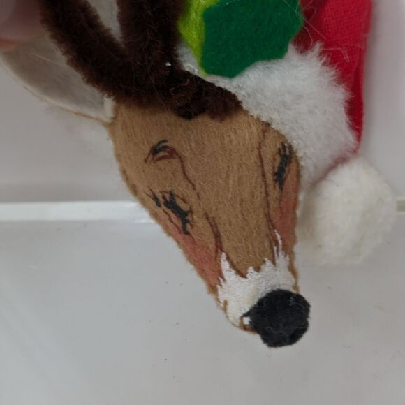 Annalee Doll Reindeer Head Ornament 1981, 3" - Picture 10 of 11